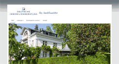 Desktop Screenshot of deutsche-immobilienberatung.com